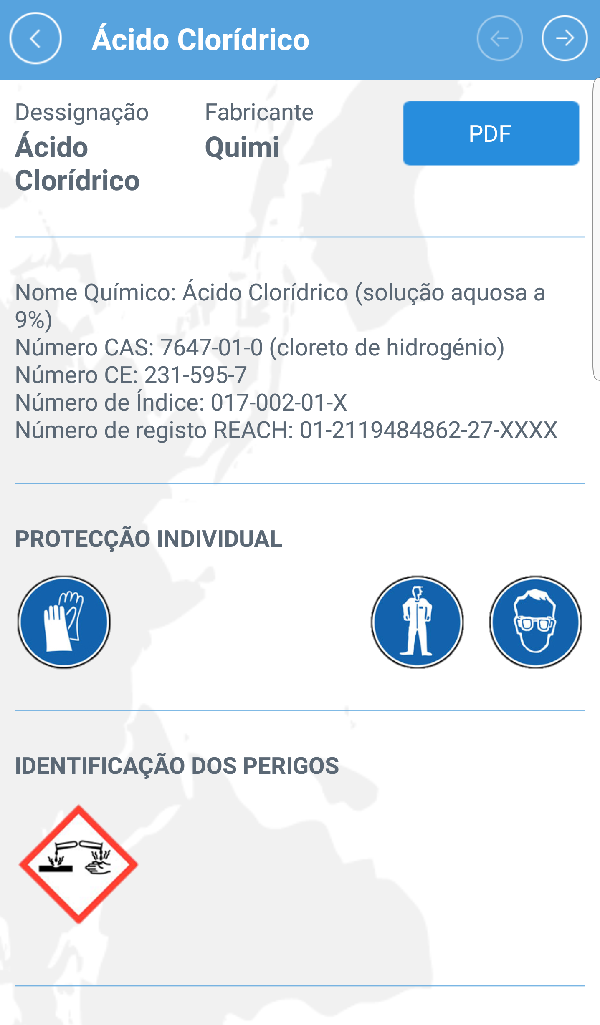 Fichas de Dados de Segurança